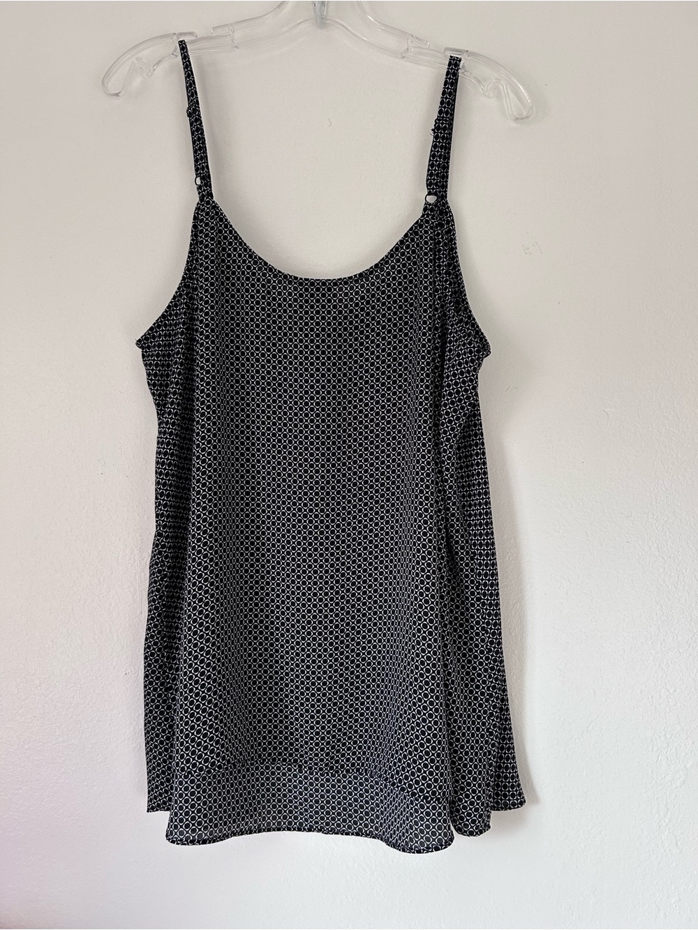 Worthington Black Geometric Print top size 2X